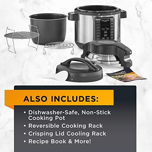 Crock-Pot Express Crisp 8 Quart 10-in-1 Pressure Cooker - Choice 628