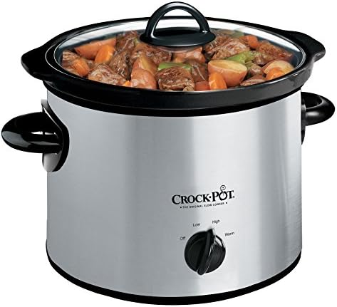 Crock-Pot 3 Quart Manual Slow Cooker – Silver - Choice 266