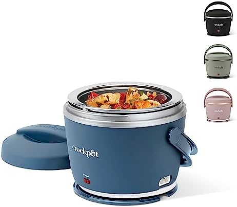 Crock-Pot Electric Lunch Box Food Warmer 20oz – Faded Blue - Choice 648
