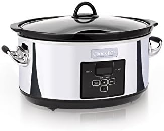Crock-Pot 7 Quart Programmable Slow Cooker – Polished Platinum - Choice 901