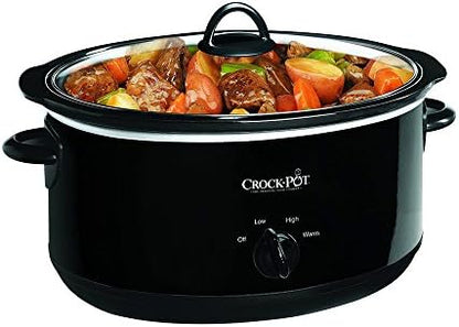 Crock-Pot 8 Quart Manual Slow Cooker – Black - Choice 786