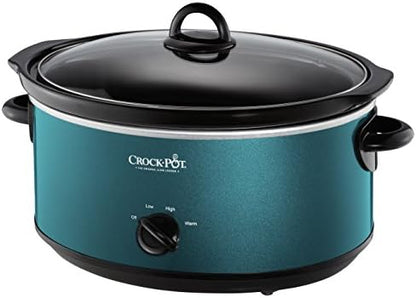 Crock-Pot 7 Quart Manual Slow Cooker – Turquoise - Choice 740