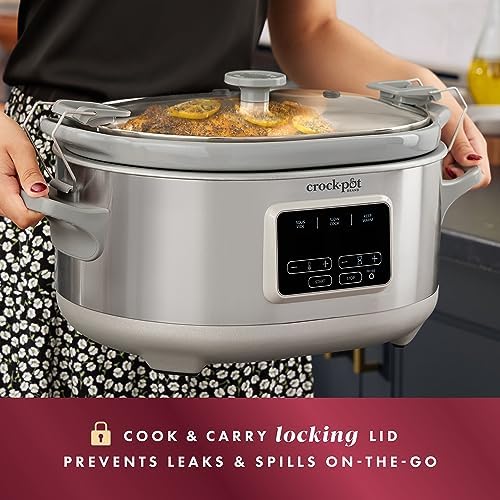 Crock-Pot 7 Quart Programmable Cook & Carry Slow Cooker - Choice 396
