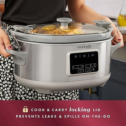 Crock-Pot 7 Quart Programmable Cook & Carry Slow Cooker - Choice 396