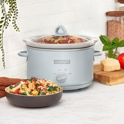 Crock-Pot 4.5 Quart Manual Slow Cooker – Macaroon Blue - Choice 847