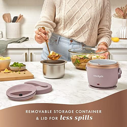 Crock-Pot Electric Lunch Box Food Warmer 20oz – Blush Pink - Choice 907