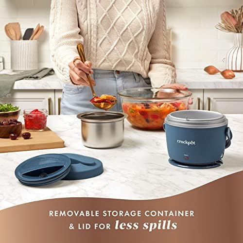 Crock-Pot Electric Lunch Box Food Warmer 20oz – Faded Blue - Choice 648