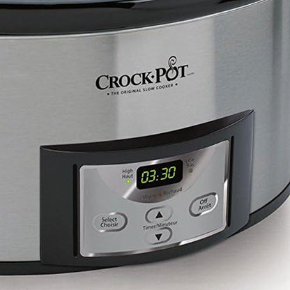Crock-Pot Cook & Carry 6 Quart Programmable Slow Cooker - Choice 274