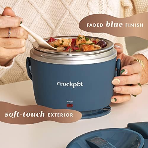 Crock-Pot Electric Lunch Box Food Warmer 20oz – Faded Blue - Choice 648