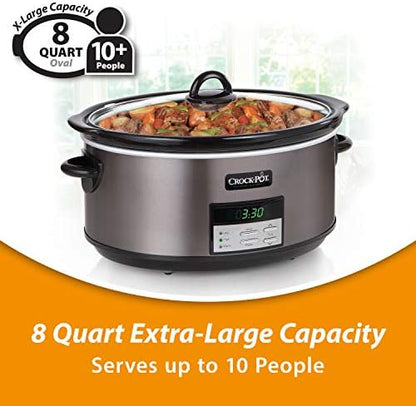 Crock-Pot 8 Quart Programmable Slow Cooker with Auto Warm - Choice 468