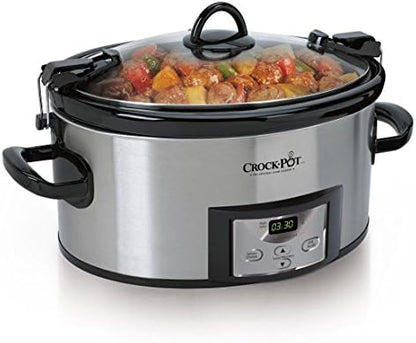Crock-Pot Cook & Carry 6 Quart Programmable Slow Cooker - Choice 274