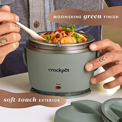 Crock-Pot Portable Electric Lunch Box Food Warmer – Green - Choice 713