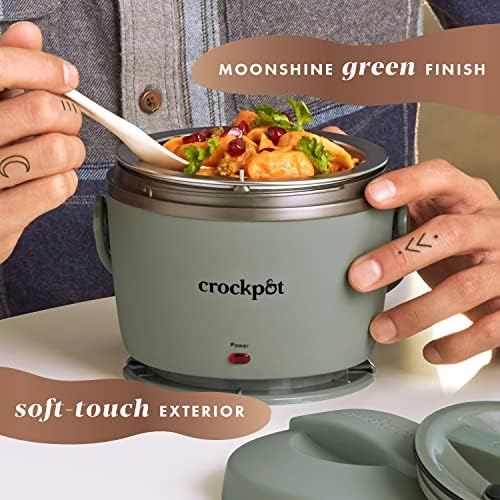 Crock-Pot Portable Electric Lunch Box Food Warmer – Green - Choice 713