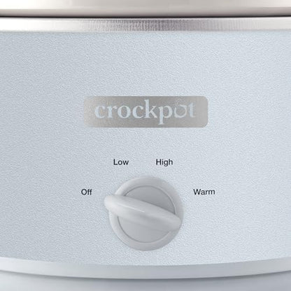 Crock-Pot 4.5 Quart Manual Slow Cooker – Macaroon Blue - Choice 847