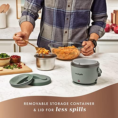 Crock-Pot Portable Electric Lunch Box Food Warmer – Green - Choice 713