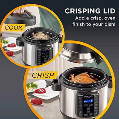 Crock-Pot Express Crisp 8 Quart 10-in-1 Pressure Cooker - Choice 628