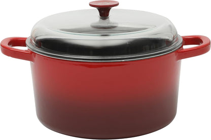 Crock-Pot 3 Quart Enameled Cast Iron Dutch Oven – Aqua - Choice 135