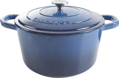 Crock-Pot 3 Quart Enameled Cast Iron Dutch Oven – Aqua - Choice 135