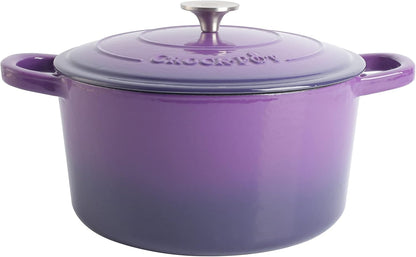 Crock-Pot 3 Quart Enameled Cast Iron Dutch Oven – Aqua - Choice 135