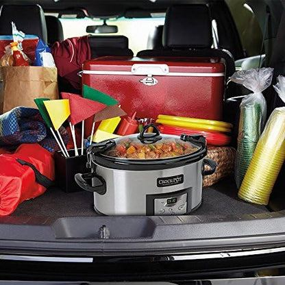 Crock-Pot Cook & Carry 6 Quart Programmable Slow Cooker - Choice 274