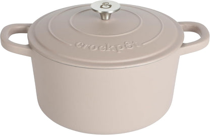 Crock-Pot 3 Quart Enameled Cast Iron Dutch Oven – Aqua - Choice 135