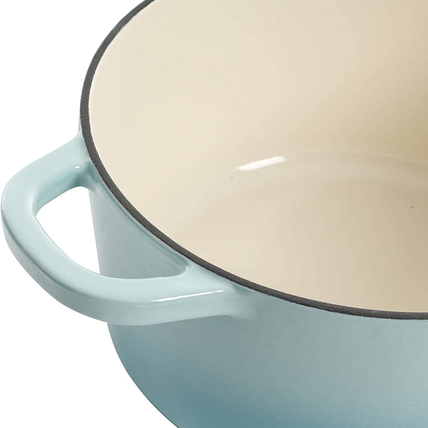 Crock-Pot 3 Quart Enameled Cast Iron Dutch Oven – Aqua - Choice 135