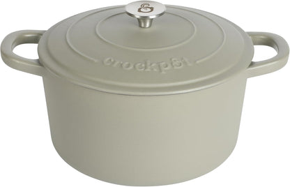 Crock-Pot 3 Quart Enameled Cast Iron Dutch Oven – Aqua - Choice 135
