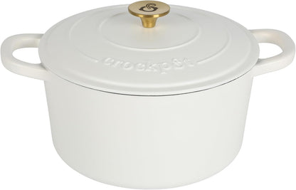Crock-Pot 3 Quart Enameled Cast Iron Dutch Oven – Aqua - Choice 135