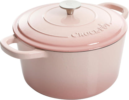 Crock-Pot 3 Quart Enameled Cast Iron Dutch Oven – Aqua - Choice 135