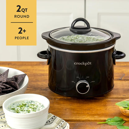 Crock-Pot 2 Quart Mini Slow Cooker – Classic Compact Cooker - Choice 326
